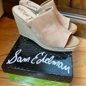 Sam Edelman Suede Bonnie Wedge Slide